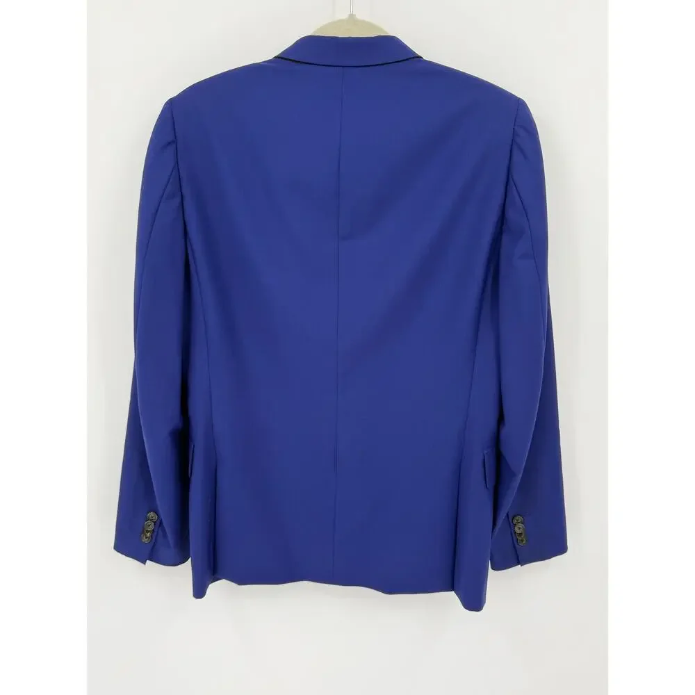 Paul Smith Soho Fit Blue Wool Mohair Sport Coat Blazer 38R Wedding Formal School